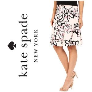 NWOT Kate Spade TIGER LILY CREPE SKIRT